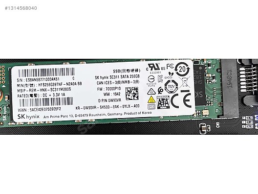 SK hynix marka SSD sata sahibinden.comda - 1314568040