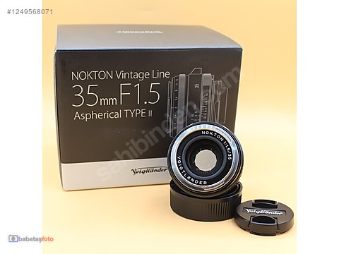 Nokton Vintage Line 35mm f1.5 asph Ⅱ VM Voigtlander NOKTON Vintage Line 35mm f/1.5 Aspherical VM lens