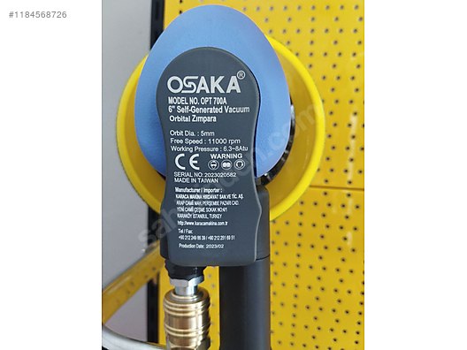 OSAKA ORBİTAL HAVALİ ZİMPARA MAKİNESİ - Sıfır Havalı Taşlama