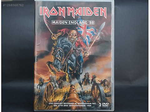 IRON MAIDEN - MAIDEN ENGLAND 88 2 DVD at sahibinden.com
