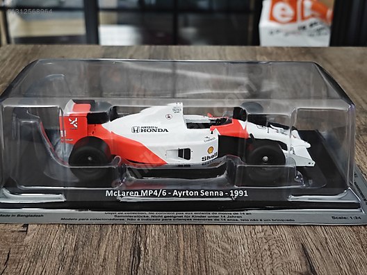 ミニカー McLaren MP4/6 Ayrton Senna 1991 1/24 MCLAREN MP4/6 - AYRTON SENNA 1991 on sahibinden.com - 1312568964