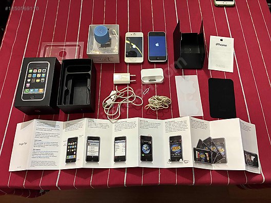 iPhone 2G 8GB iOS1.0 IMEI一致箱入りフルセット Apple iPhone 2G 1st Generation 8GB Original Box with Matching IMEI