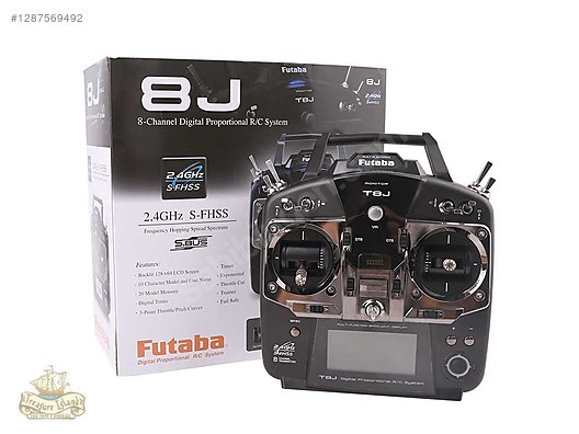 Futaba 8J 2.4GHz S FHSS 8 Kanallı Radyo Sistemi (Heli) Alıcılı