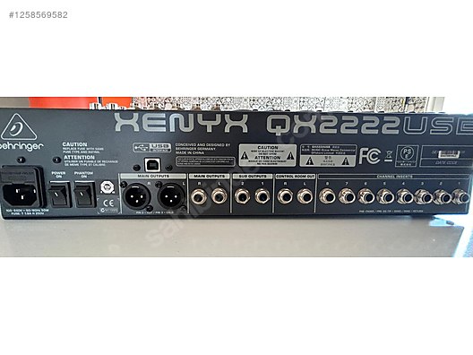 TERTEMİZ BEHRİNGER XENYX QX2222USB MODEL MİXER on sahibinden.com