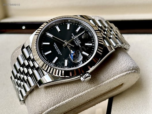 Silver black clearance rolex