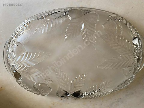 Meyve, kurabiye sunum tabağı, Cam 1048570537