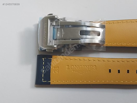 Longines / Longines Spirit Zulu Time Klipsli Deri Kordon 21-22 mm