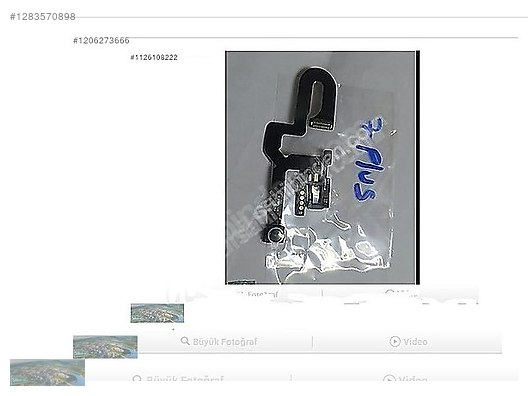 APPLE İPHONE 7 7 PLUS 8 8 PLUS ÖN KAMERA MİKROFON SOKET FLEX ORJ