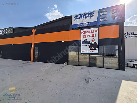 2. K.Sanayi VIP Kale Bloklarında Çift Cepheli KİRALIK DÜKKAN