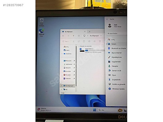 İkinci El ve Sıfır Alışveriş / Bilgisayar / Dizüstü (Notebook) / Laptop / Dell