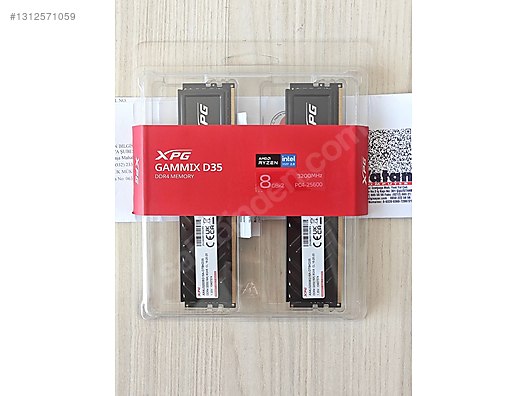 XPG 16GB (2x 8gb) 3200MHZ DDR4 Ram sahibinden.comda - 1312571059