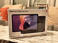 KAPALI KUTU XİAOMİ REDMİ PAD 2 256GB Siyah ve Huawei Kulaklık