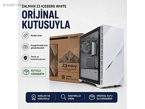 Zalman Z3 Iceberg White ATX Mid Tower Oyuncu Kasası sahibinden