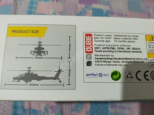 AH-64 Apache Helikopteri (yapı blok) on sahibinden.com - 1215571573