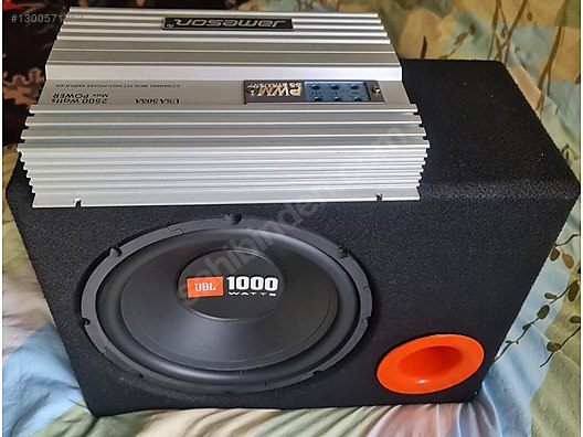 Paket Ses Sistemi / Temiz amfi (jameson 505a + kabin bass 1000w,30