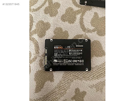 SAMSUNG 870 EVO 2TB SSD on sahibinden.com - 1323571945