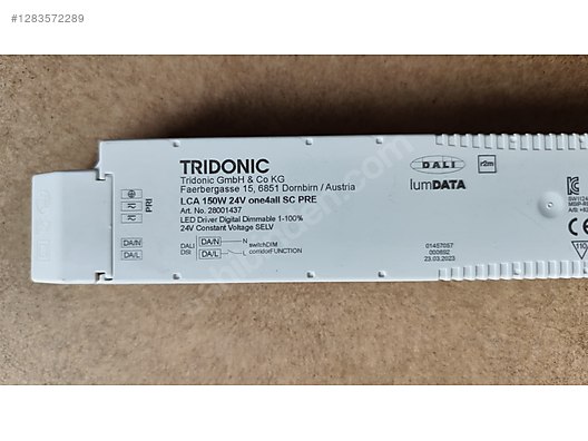 DALİ LED Driver TRIDONIC LCA 150W 24V DİMM - Elektronik Güç