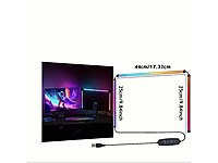 3'ü 1 arada USB RGB LED Şerit Işık, Düğme Kontrollü