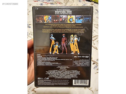 Daft Punk - Interstella 5555 Orijinal DVD (SIFIR / AMBALAJINDA