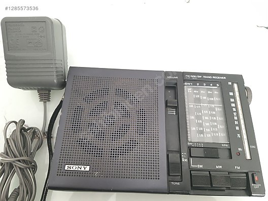 Sony Analog Portatif Radyo - Sony Radyo ICF-7600 JAPAN - 1285573536
