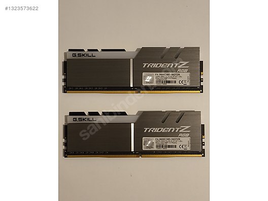 G.Skill Trident Z RGB DDR4 16GB (2x8) 3600MHz CL18 sahibinden