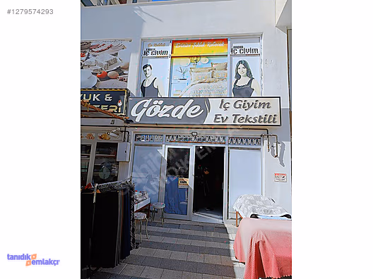 İLHANLI MAH. AYDINLIK CAD. SATILIK MAĞAZA FİYATSON 10 GÜNGEÇERLİ #1279574293