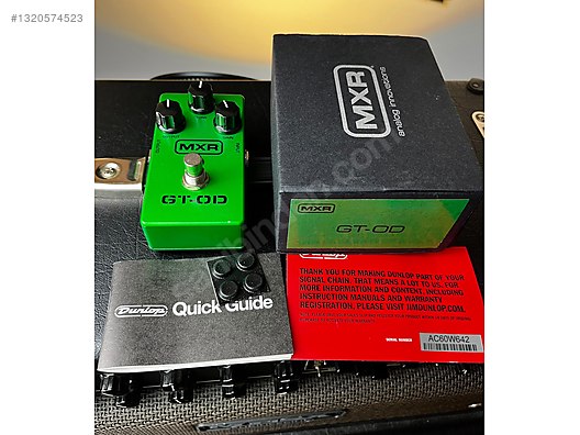 MXR GT-OD Overdrive Pedalı Sıfır Ayarında, Kutulu - Efekt Pedalı