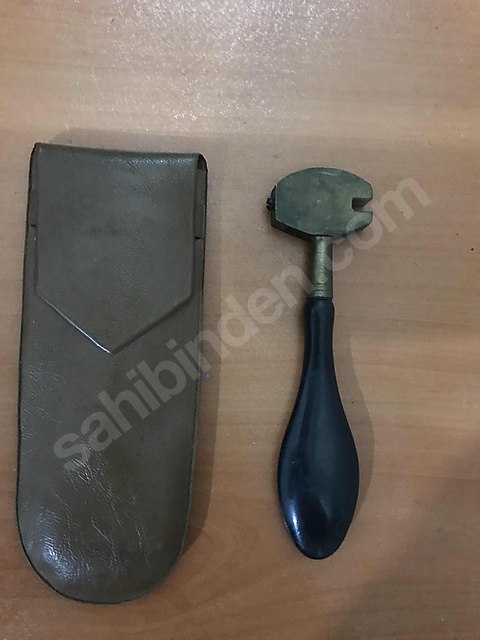 antika ,gerçek elmas uçlu pirinç cam kesme aleti