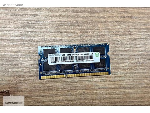 Ramaxel 4GB 2RX8 PC3-12800S-11 Laptop Ram sahibinden.comda