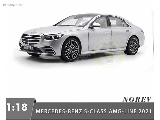Mercedes-Benz S-Class 1/18 イリジウムシルバーメタ Norev Diecast Model 1:18 Mercedes Benz Araba - 1336575091