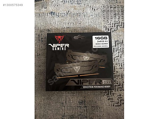 Patriot Viper Steel DDR4 16gb ( 8x2 ) 3600MHz Tertemiz sahibinden