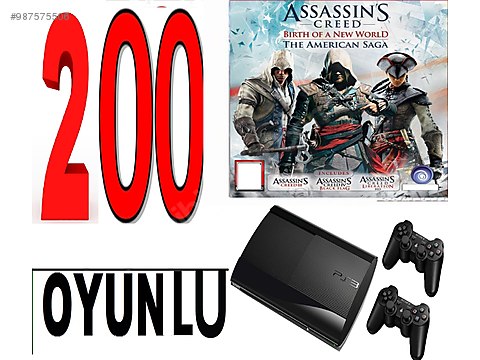 ps3 oyuncu paketi 200 oyunlu 2 kol ful garantiliiii at sahibinden com 987575506