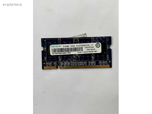 Windowsデスクトップ RemiFlan Ramaxel 512MB DDR2 667MHz PC2-5300S Laptop RAM Sıfır sahibinden