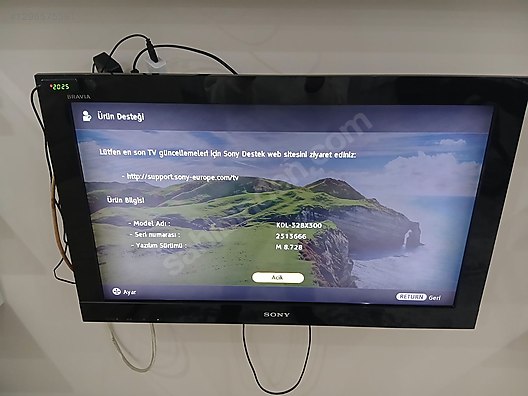 Temiz Sony Bravia KDL-32BX300 + uyudu 2071 Next + Mi stick