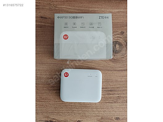 GERÇEK 5G LTE V2ray VINN SİM KARTLI MODEM ZTE F50 KAYITLI on