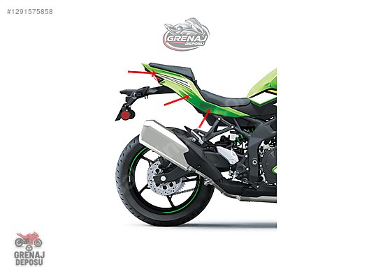 yurigichanさん　25-4-12-⑤ Grenaj / Kawasaki ZX4RR 2025 MODEL SAĞ ÜST GRENAJ HAZIR STİCKER