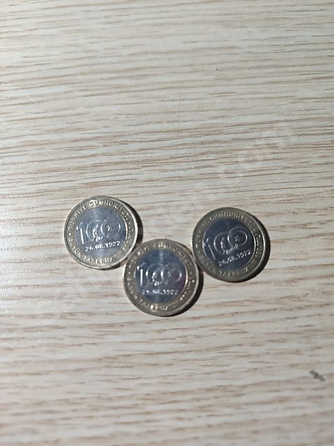 100.yıl madeni hatıra parası
