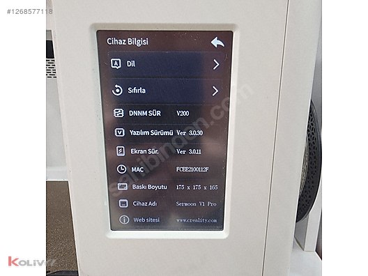 İkinci El ve Sıfır Alışveriş / Bilgisayar / Çevre Birimleri / Yazıcı, Tarayıcı & Plotter / 3D Tarayıcı