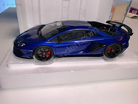AutoArt Lamborghini Aventador SVJ Mavi on sahibinden.com - 1311577351