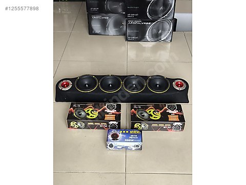 Hoparlör / Midrange / 16 cm Midrange Hoparlör 4 Adet+Domtiz+