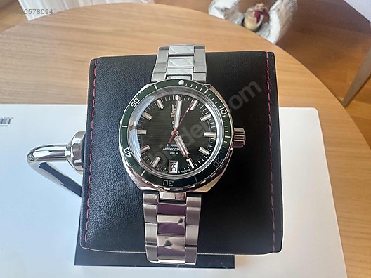 Vostok / VOSTOK AMPHIBIA NEPTUN 2416/960896 YEŞİL KADRAN ÇİZİKSİZ