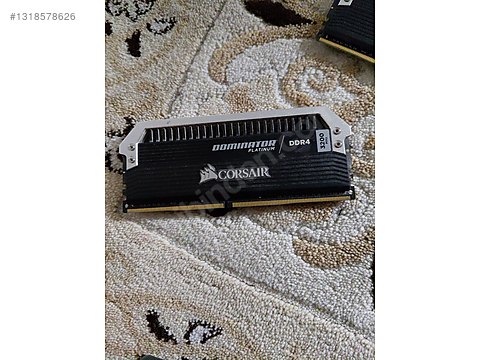 corsair dominator 2×16 32 gb 3200 mhz ddr4 bellek samsung b die