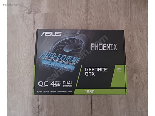 ASUS Phoenix Gtx 1650 OC Edition Ekran Kartı sahibinden.comda