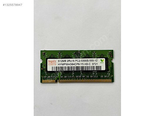 Hynix 512MB DDR2 667MHz PC2-5300S Laptop RAM Sıfır sahibinden