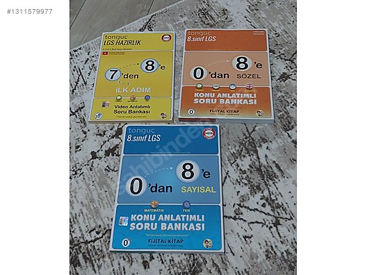 7'den 8'e hazırlık test kitabı seti tertemiz on sahibinden.com