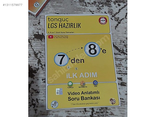 7'den 8'e hazırlık test kitabı seti tertemiz on sahibinden.com