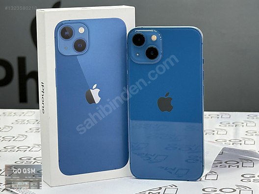 Apple / iPhone 13 / İPHONE 13 128GB MAVİ TEMİZ SORUNSUZ KUTULU