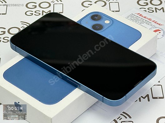 Apple / iPhone 13 / İPHONE 13 128GB MAVİ TEMİZ SORUNSUZ KUTULU