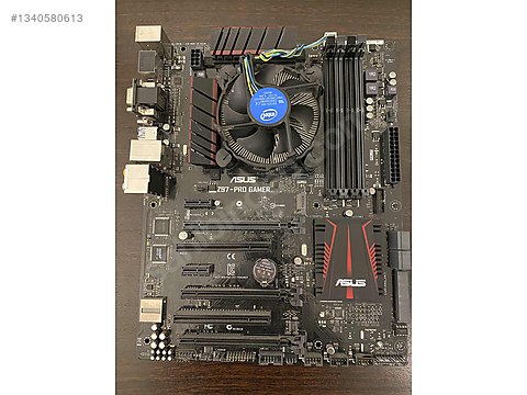 Intel core i7 4790k işlemci ve asus z97 progamer ekran kartı