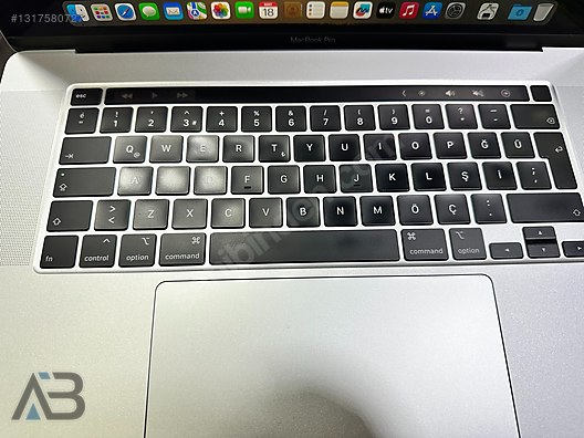 Apple Macbook / MacBook Pro 2019 i9 16GB 1TB SSD sahibinden.comda
